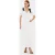 V-hals Maxi-jurk met halsdetail