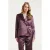 Smashed Lemon Satijnen blazer met reverskraag |
