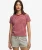 Essential Logo Gestreept T-shirt Slanke Pasvorm Red