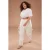 Trendyol Curve Dames Ecru Effen Barrel Hoge taille Grote maten Jeans