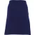 Diane Von Furstenberg knielange rok met plooien aan de achterkant in marineblauw polyester