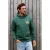 Kultivate hoodie met backprint groen