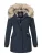 Navahoo Dames Winterparka Cristal – Premium Collectie met Afneembare Bontkraag