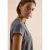 Cecil Dames Blouse met korte mouwen en structuurmix in Grijs