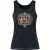 Zwarte mouwloze top met print