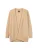 GOBI Cashmere Gebreid vest ‘Ajour Knit Open-Front Cashmere Cardigan’  beige