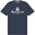 Aquascutum Active Beach Basic T-shirt Met Groot Logo In Marineblauw