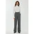Hoge Taille Gestreepte Rechte Pantalon