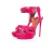 Givenchy roze suède haaienplatform sandalen