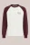 WE Fashion – Heren loose fit sweater met print – Loose fit – Bordeauxrood – Katoen –