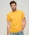 Superdry Mannen Slub T-shirt met Ronde Hals en Korte Mouwen Geel