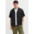 JACK & JONES loose casual overhemd met textuur zwart