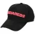 DSQUARED2 roze geborduurd logo zwarte dop