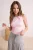 TRENDYOLMİLLA Dames Roze Effen Mouwloos Getailleerd Blouses