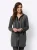 heine Sweatvest  grafiet / zwart