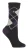 Heat Holders Dames Ultra Lite thermo geklede sokken – Zwart / Paars (Valletta)