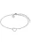 XENOX Armband ‘Herz, Love Story’  zilver / transparant