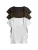 The Set Top  kaki / donkergroen / wit