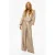 Fifth House wide leg regular waist broek taupe