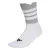 ADIDAS PERFORMANCE Sportsokken ‘Run X’  grijs / zwart / wit