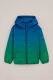 WE Fashion – Jongens gewatteerde jas met gradient – Regular fit – Zeegroen –