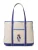 Polo Ralph Lauren Shopper ‘SPRING BEAR’  ecru / kobaltblauw