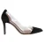 Gianvito Rossi Plexi 85 PVC Pumps in Zwart Suède