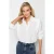 TRENDYOLMİLLA Dames Ecru Effen Lang Boxy Overhemden