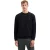 No Excess Sweater crewneck brushed inside black