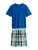Next Pyjama kort  blauw / groen / oranje / wit
