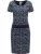 Ragwear Jurk ‘Youmodo’  navy / lichtblauw / pastelgroen / rood