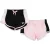 Reebok Meiden hardloopshorts (set van 2) (Pink Lady/Zwart)