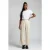 French Connection Sleek Tailored Wide Leg Suit Trousers Classic Cream