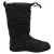 Christian Louboutin Surlapony Gespikkelde Mid Calf Boots in Zwart Leer