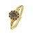 Lucardi Ring  goud / zwart