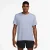 Nike Heren T-shirt Miler met Swoosh en reflecterende details (Ghost)