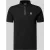 EA7 Emporio Armani Slim fit Poloshirt van Viscosemix