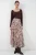 Hoge Taille Paisley Maxi Rok