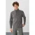 Heren Pluche Half-Zip Sweater