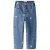 NAME IT MINI NMFBELLA regular waist barrel gebloemde jeans met borduursels – mediumblauw