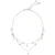 White Stuff Celestial Layered Necklace Silver Tone Metallic