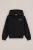 WE Fashion – Meisjes hoodie met opdruk – Oversized – Zwart – Katoen –