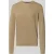 Lerros Regular fit gebreide pullover van zuivere katoen met labeldetail