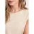 Street One Dames Shirt met boothals en decoratief detail in Beige