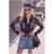 TRENDYOLMİLLA Dames Meerkleurig Abstract Lang Getailleerd Blouses