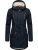Ragwear Winterparka ‘Elsie’  blauw / navy / wit