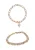 faina Armband  goud / rose-goud / zilver / transparant