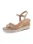 Tamaris Sandalen met riem  brons