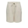ONLY relaxed regular waist casual short ecru