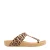 Graceland teenslippers met panterprint beige/zwart